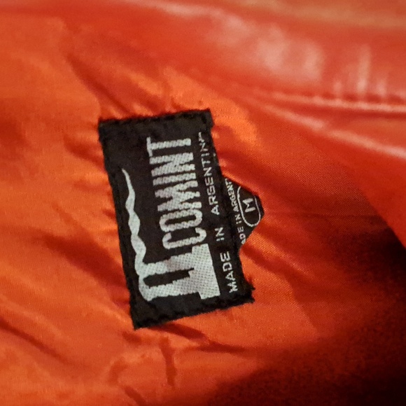 Vintage Comint red leather jacket - Picture 3 of 3